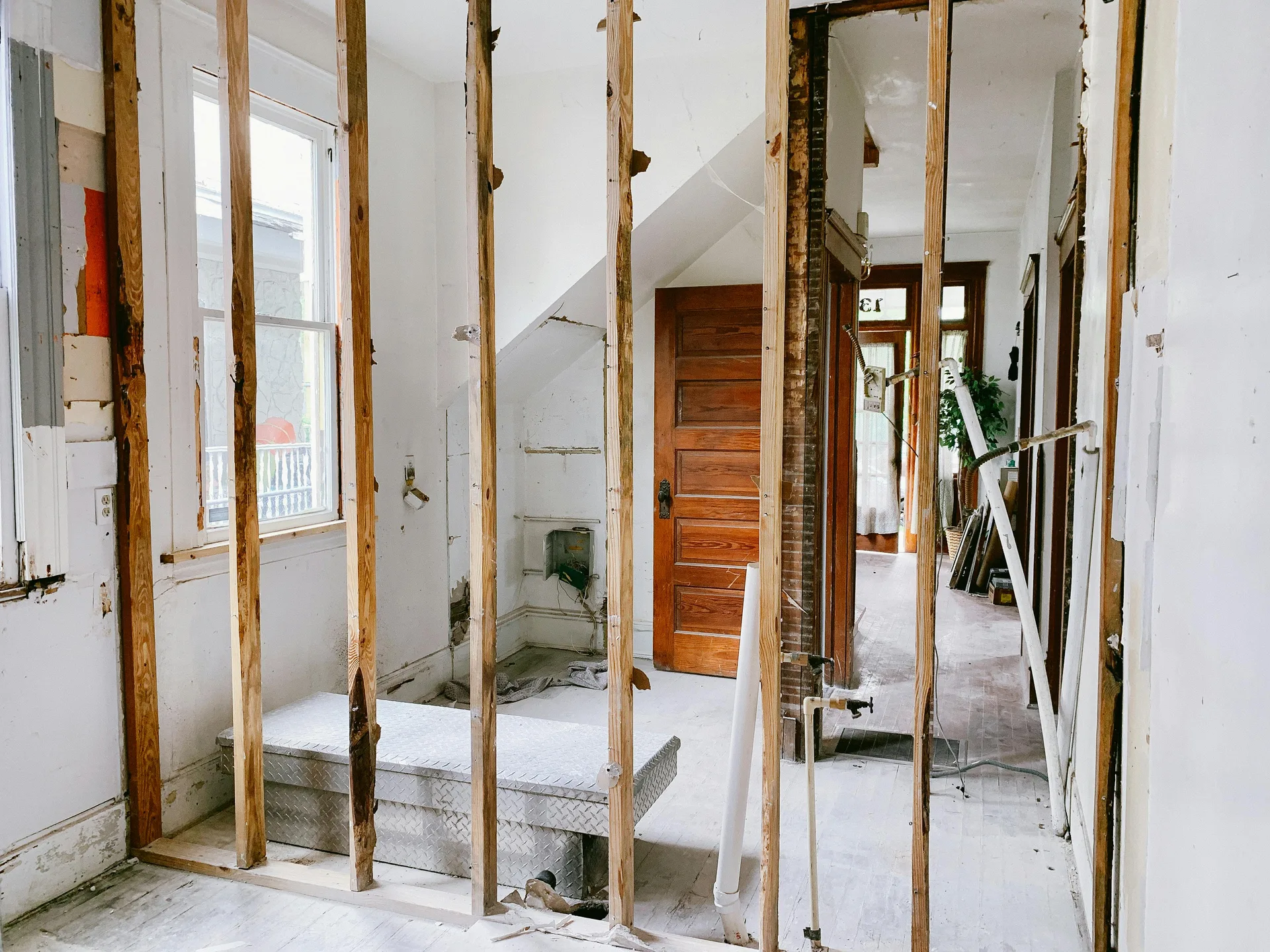 Kitchen renovation in progress